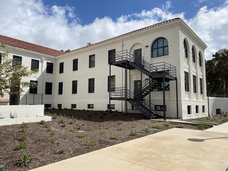 Restored east wing of Building 208